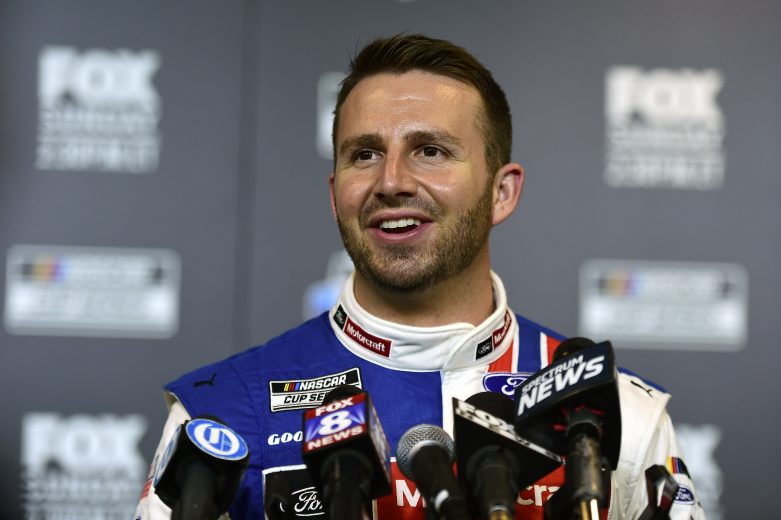 DAYTONA BEACH, FLORIDA - FEBRUARY 12: Matt DiBenedetto, driver of the #21 Motorcraft/Quick Lane Ford, speaks with the media during the NASCAR Cup Series 62nd Annual Daytona 500 Media Day at Daytona International Speedway on February 12, 2020 in Daytona Beach, Florida. (Photo by Jared C. Tilton/Getty Images) | Getty Images