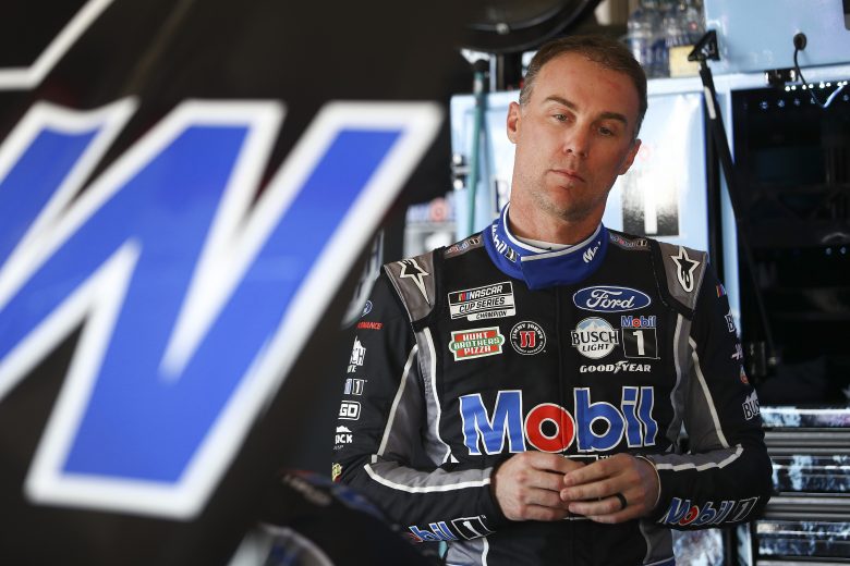 FONTANA, CALIFORNIA - FEBRUARY 28: Kevin Harvick, driver of the #4 Mobil 1 Ford, prepares for practice at Auto Club Speedway on February 28, 2020 in Fontana, California. (Photo by Meg Oliphant/Getty Images) | Getty Images