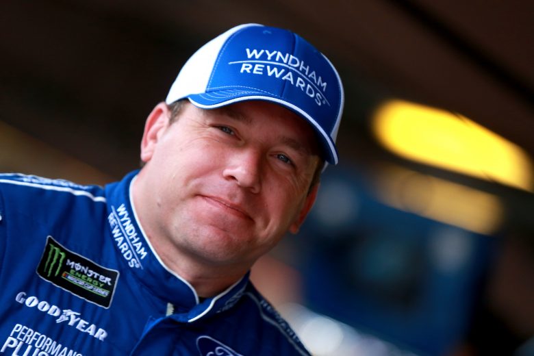 DOVER, DE - MAY 04:  Ryan Newman, driver of the #6 Wyndham Rewards Ford, stands in the garage during practice for the Monster Energy NASCAR Cup Series Gander RV 400 at Dover International Speedway on May 4, 2019 in Dover, Delaware.  (Photo by Sean Gardner/Getty Images) | Getty Images