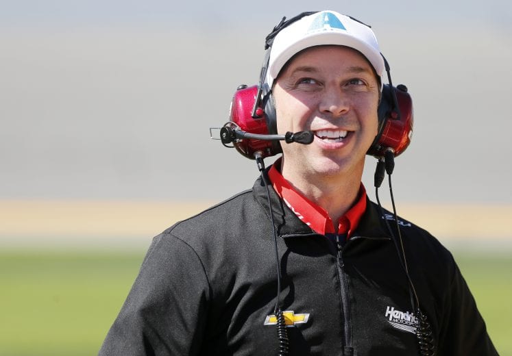 DAYTONA BEACH, FLORIDA - FEBRUARY 09: Crew chief Chad Knaus stands on the grid during qualifying for the NASCAR Cup Series 62nd Annual Daytona 500 at Daytona International Speedway on February 09, 2020 in Daytona Beach, Florida. (Photo by Brian Lawdermilk/Getty Images) | Getty Images