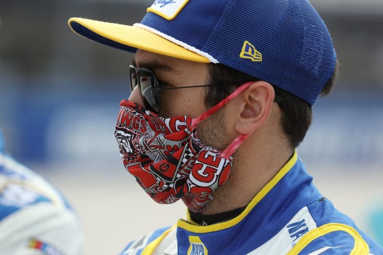 DARLINGTON, SOUTH CAROLINA - MAY 17: Chase Elliott, driver of the #9 NAPA Auto Parts Chevrolet, waits on pit road prior to the NASCAR Cup Series The Real Heroes 400 at Darlington Raceway on May 17, 2020 in Darlington, South Carolina. NASCAR resumes the season after the nationwide lockdown due to the ongoing coronavirus (COVID-19).  (Photo by Chris Graythen/Getty Images) | Getty Images