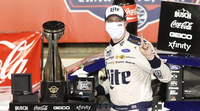 Featured Image for Brad Keselowski wins Coca-Cola 600 in overtime