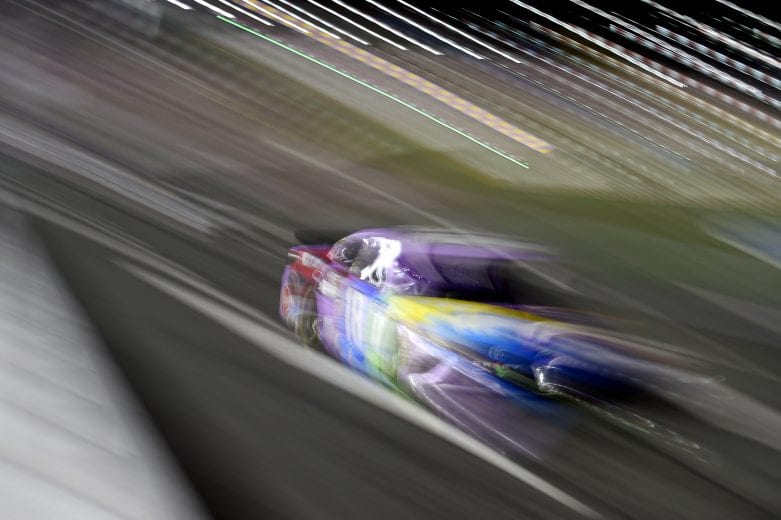 CONCORD, NORTH CAROLINA - MAY 28: Kyle Busch, driver of the #18 M&M's Fudge Brownie Toyota, drives during the NASCAR Cup Series Alsco Uniforms 500 at Charlotte Motor Speedway on May 28, 2020 in Concord, North Carolina. (Photo by Jared C. Tilton/Getty Images) | Getty Images