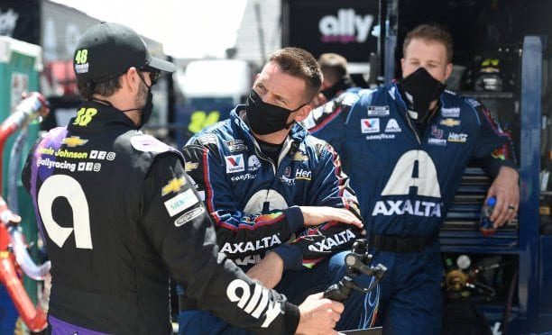 Featured Image for Jimmie Johnson drives No. 48 Chevrolet Camaro to third-place finish at Bristol Motor Speedway