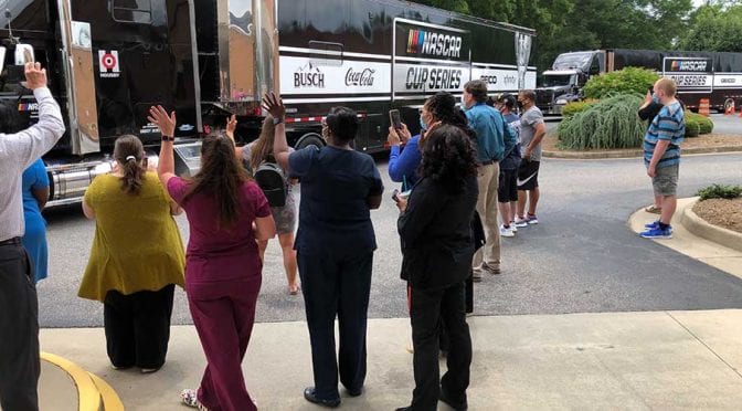 Mack Trucks honors healthcare workers before Martinsville race