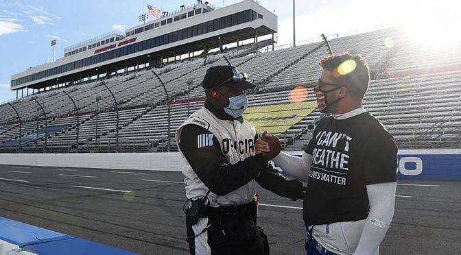 Featured Image for Inspired drive, momentous night for Bubba Wallace at Martinsville