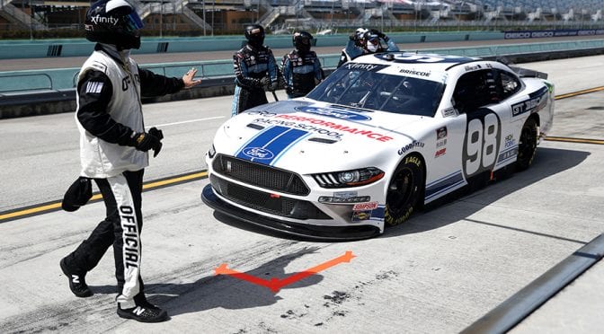 Featured Image for SHR No. 98 Xfinity team hit with suspensions for Homestead ballast violation