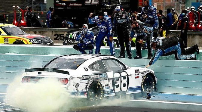 Featured Image for SHR’s Zipadelli proves a capable crew-chief substitute in Briscoe’s Miami triumph