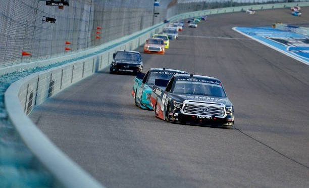 Featured Image for Christian Eckes drives No. 18 Toyota Tundra to eighth-place finish at Homestead-Miami Speedway