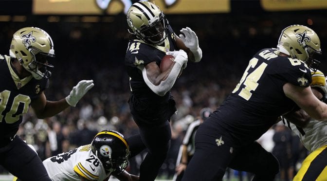 Featured image for Prompted by social progress, Pro Bowler Alvin Kamara checks out NASCAR races