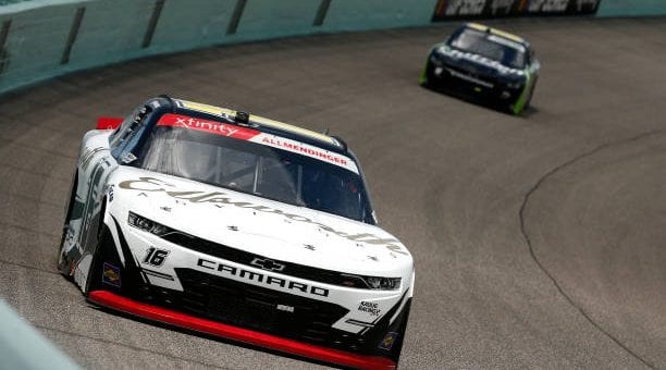 Aj Allmendinger Drives No 16 Chevrolet Camaro To Fourth Place Finish At Homestead Miami Speedway Official Site Of Nascar