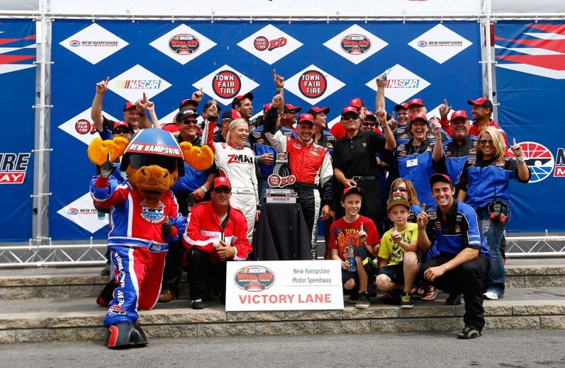 during the NASCAR Whelen Modified Tour Town Fair Tire 100 at New Hampshire Motor Speedway on July 14, 2012 in Loudon, New Hampshire. | Getty Images