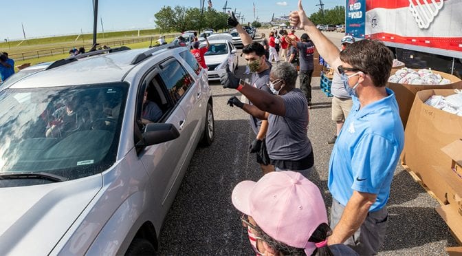 Talladega hosts third Convoy of Hope event with The NASCAR Foundation, Joey Logano Foundation