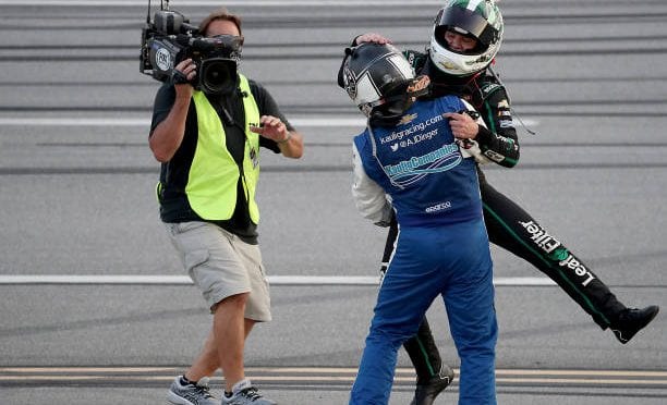 Featured Image for AJ Allmendinger drives No. 16 Chevrolet to seventh-place finish at Talladega Superspeedway