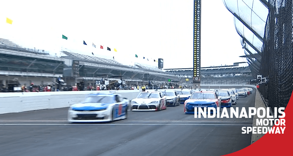 Watch NASCAR's Xfinity Series first laps on the Indy road course NASCAR