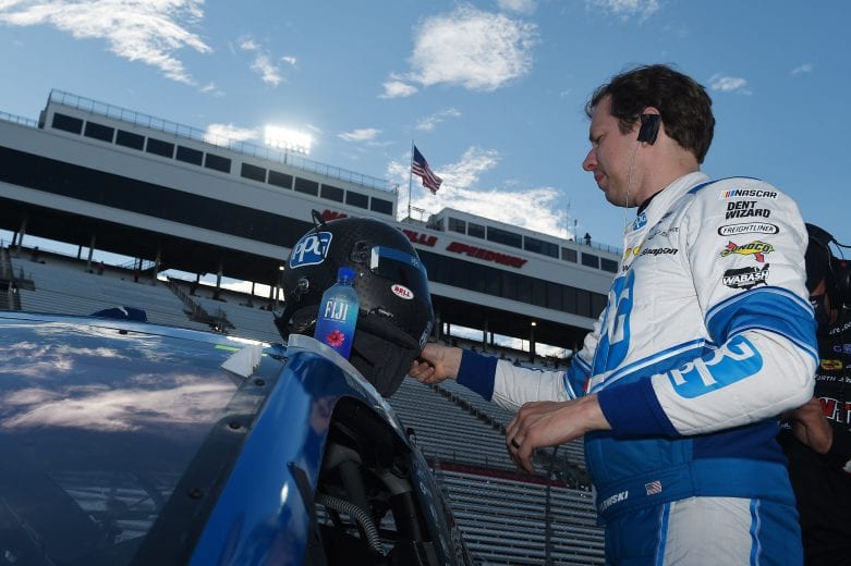 MARTINSVILLE, VIRGINIA - JUNE 10: Brad Keselowski, driver of the #2 PPG Ford, prepares for the NASCAR Cup Series Blue-Emu Maximum Pain Relief 500 at Martinsville Speedway on June 10, 2020 in Martinsville, Virginia. (Photo by Jared C. Tilton/Getty Images) | Getty Images
