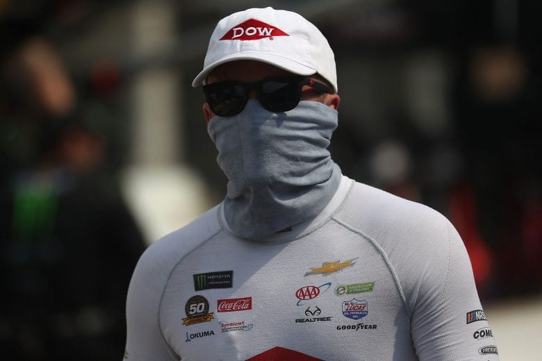 INDIANAPOLIS, INDIANA - JULY 05:  Austin Dillon, driver of the #3 Dow Salutes Veterans Chevrolet, walks on the grid prior to the NASCAR Cup Series Big Machine Hand Sanitizer 400 Powered by Big Machine Records at Indianapolis Motor Speedway on July 05, 2020 in Indianapolis, Indiana. (Photo by Chris Graythen/Getty Images) | Getty Images