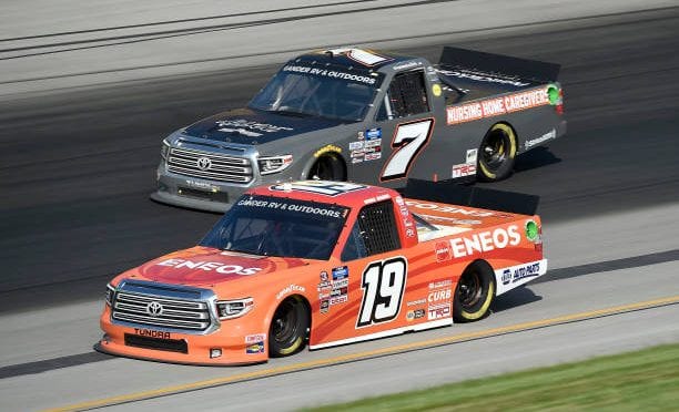 Featured Image for Derek Kraus drives No. 19 Toyota Tundra to eighth-place finish at Kentucky Speedway