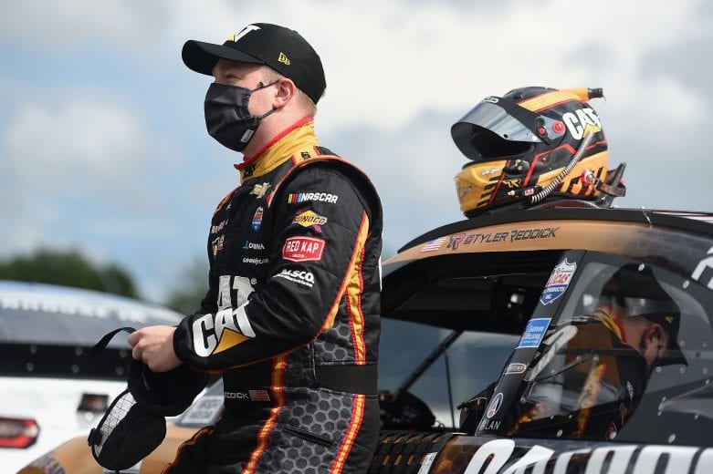 LONG POND, PENNSYLVANIA - JUNE 27: Tyler Reddick, driver of the #8 Caterpillar Chevrolet, waits on the grid prior to the NASCAR Cup Series Pocono Organics 325 in partnership with Rodale Institute at Pocono Raceway on June 27, 2020 in Long Pond, Pennsylvania. (Photo by Jared C. Tilton/Getty Images) | Getty Images