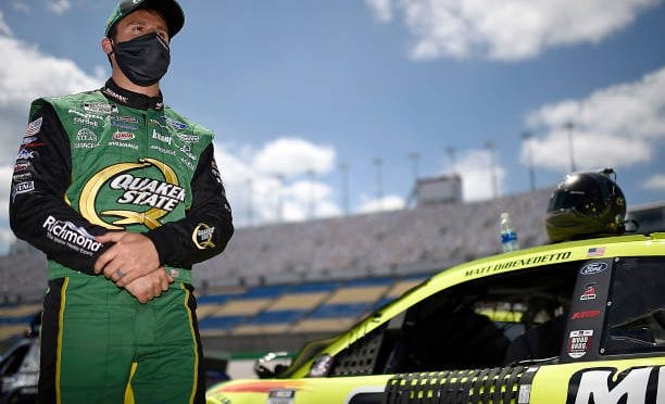 Featured Image for Matt DiBenedetto drives No. 21 Ford Mustang to third-place finish at Kentucky Speedway