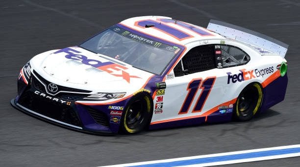 Denny Hamlin Drives No 11 Toyota Camry To Fifth Place Finish At Bristol Motor Speedway Official Site Of Nascar