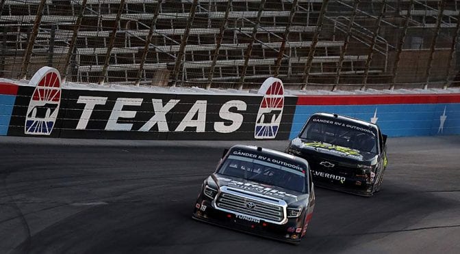 Christian Eckes soaks in Texas lessons from Kyle Busch, finishes career-best second