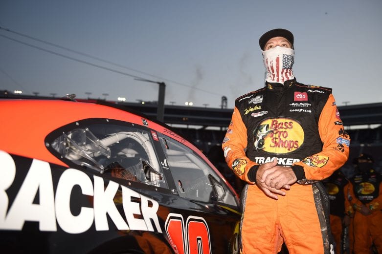 BRISTOL, TENNESSEE - JULY 15: Martin Truex Jr., driver of the #19 Bass Pro Shops Toyota, waits on the grid prior to the NASCAR Cup Series All-Star Race at Bristol Motor Speedway on July 15, 2020 in Bristol, Tennessee. (Photo by Jared C. Tilton/Getty Images) | Getty Images