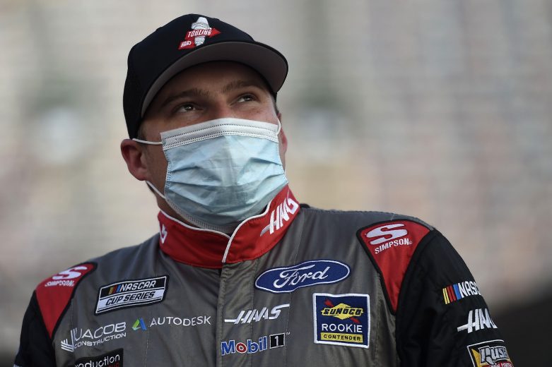 BRISTOL, TENNESSEE - JULY 15: Cole Custer, driver of the #41 HaasTooling.com/Fusion 360 Ford, waits on the grid prior to  the NASCAR Cup Series All-Star Race at Bristol Motor Speedway on July 15, 2020 in Bristol, Tennessee. (Photo by Jared C. Tilton/Getty Images) | Getty Images