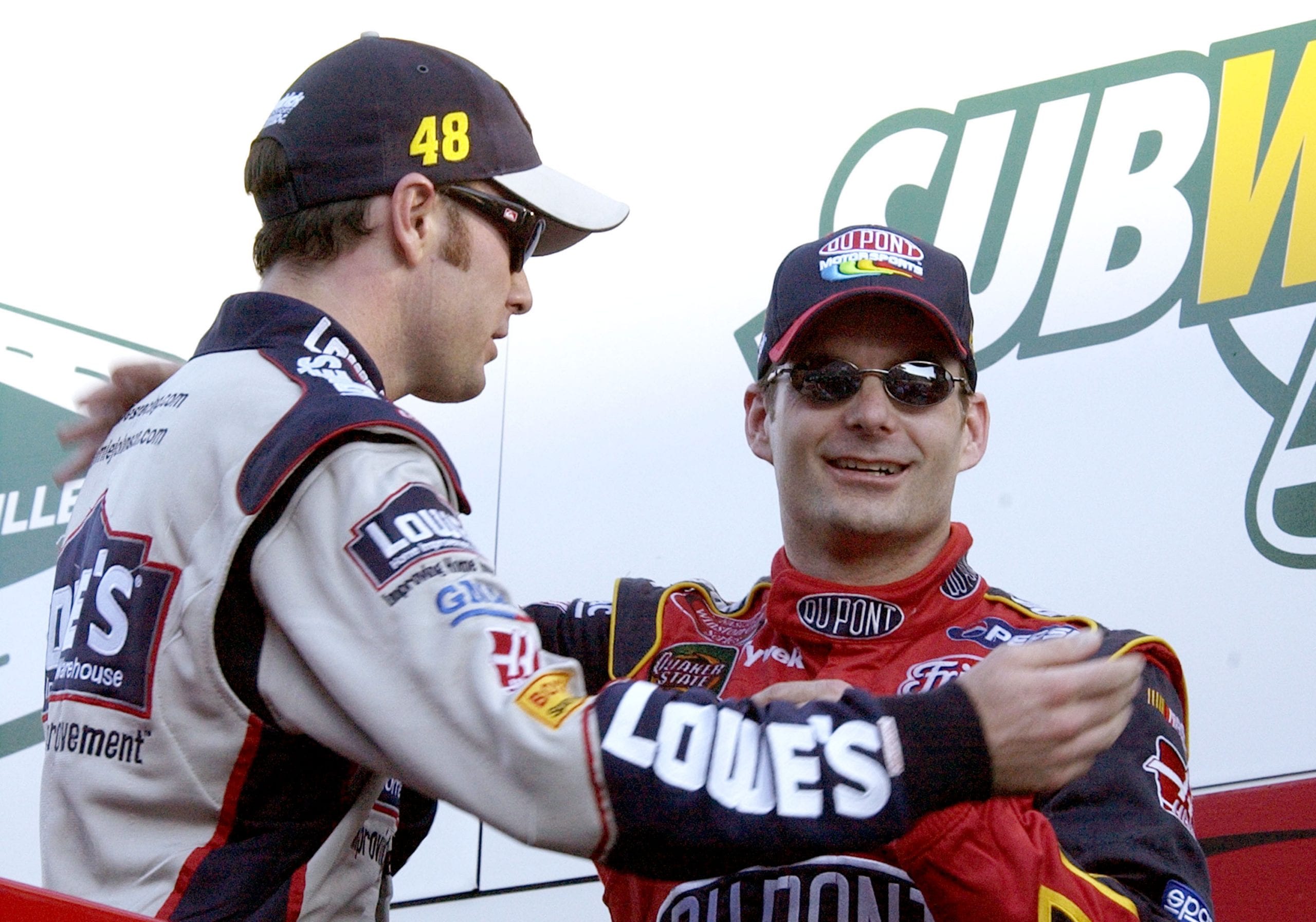 Career 1-2 finishes of Jeff Gordon, Jimmie Johnson | NASCAR