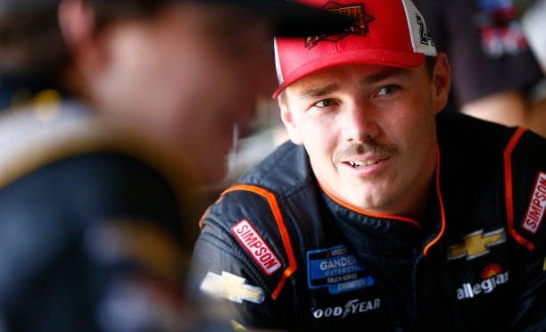 Featured Image for Brett Moffitt drives No. 23 Chevrolet Silverado to second-place finish at Kansas Speedway