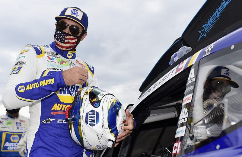 LOUDON, NEW HAMPSHIRE - AUGUST 02: Chase Elliott, driver of the #9 NAPA Auto Parts Chevrolet, prepares for the NASCAR Cup Series Foxwoods Resort Casino 301 at New Hampshire Motor Speedway on August 02, 2020 in Loudon, New Hampshire. (Photo by Jared C. Tilton/Getty Images) | Getty Images