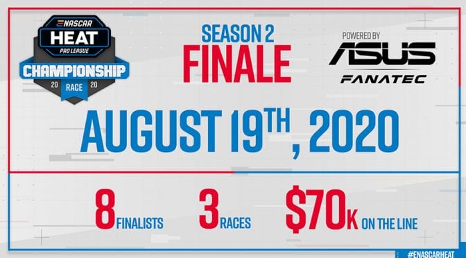 eNASCAR Heat Pro League championship date, format announced