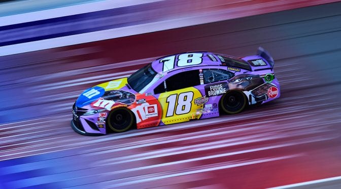 Featured Image for Kyle Busch drives No. 18 Toyota Camry to fifth-place finish at Michigan International Speedway