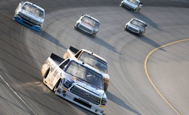 Featured Image for Derek Kraus drives No. 19 Toyota Tundra to eighth-place finish at Michigan International Speedway