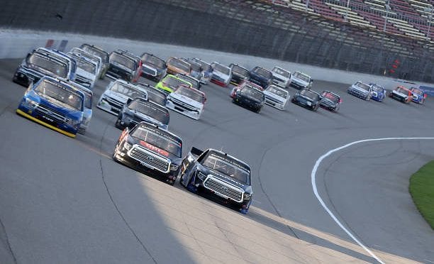 Featured Image for Raphael Lessard drives No. 4 Toyota Tundra to seventh-place finish at Michigan International Speedway