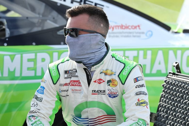 KANSAS CITY, KANSAS - JULY 23: Austin Dillon, driver of the #3 American Ethanol Chevrolet, waits on the grid prior to the NASCAR Cup Series Super Start Batteries 400 Presented by O'Reilly Auto Parts at Kansas Speedway on July 23, 2020 in Kansas City, Kansas. (Photo by Jamie Squire/Getty Images) | Getty Images
