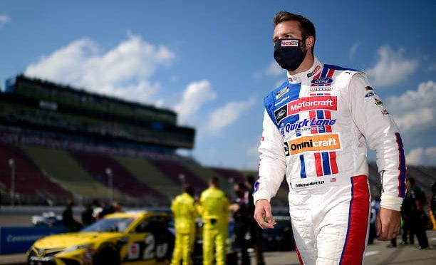 Featured Image for Matt DiBenedetto drives No. 21 Ford Mustang to seventh-place finish at Michigan International Speedway