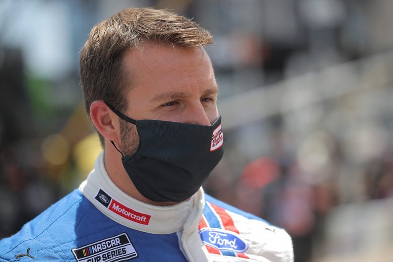 FORT WORTH, TEXAS - JULY 19: Matt DiBenedetto, driver of the #21 Motorcraft/Quick Lane Ford, looks on prior to the NASCAR Cup Series O'Reilly Auto Parts 500 at Texas Motor Speedway on July 19, 2020 in Fort Worth, Texas. (Photo by Chris Graythen/Getty Images) | Getty Images