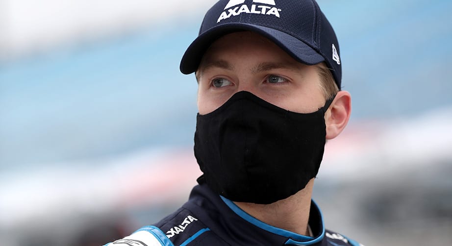 HOMESTEAD, FLORIDA - JUNE 14: William Byron, driver of the #24 Chevrolet, stands on the grid prior to the NASCAR Cup Series Dixie Vodka 400 at Homestead-Miami Speedway on June 14, 2020 in Homestead, Florida. (Photo by Chris Graythen/Getty Images) | Getty Images