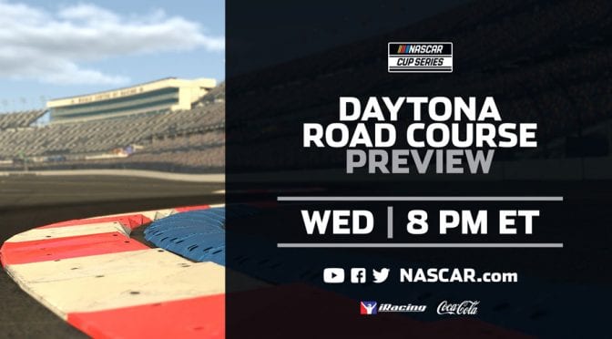 Featured Image for iRacing Happy Hour sends NASCAR stars to Daytona Road Course
