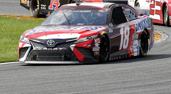 Featured image for Busch’s No. 18 Toyota derailed in final stage by mechanical issue