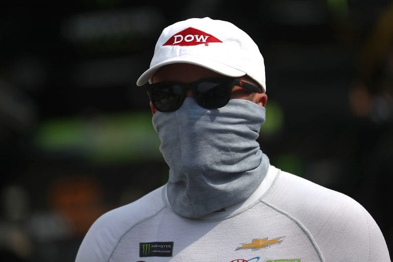 INDIANAPOLIS, INDIANA - JULY 05: Austin Dillon, driver of the #3 Dow Salutes Veterans Chevrolet, walks on the grid prior to the NASCAR Cup Series Big Machine Hand Sanitizer 400 Powered by Big Machine Records at Indianapolis Motor Speedway on July 05, 2020 in Indianapolis, Indiana. (Photo by Chris Graythen/Getty Images) | Getty Images