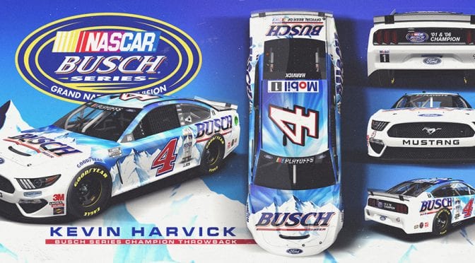 Featured image for Kevin Harvick’s Busch Beer throwback for Darlington Raceway revealed