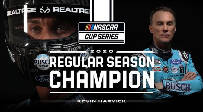 Featured Image for Kevin Harvick clinches regular-season championship at Dover