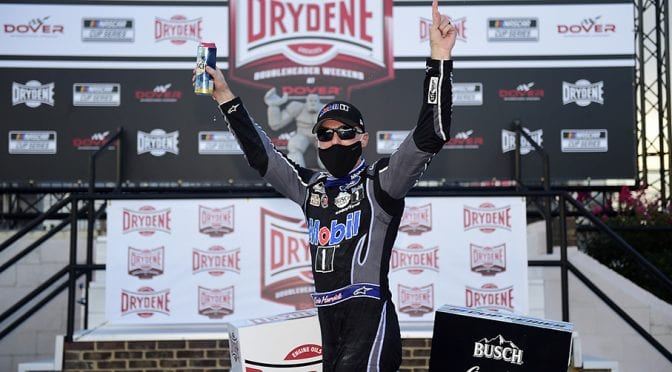 Featured Image for Harvick hauls mail at Dover, clinches seventh Cup Series win of 2020