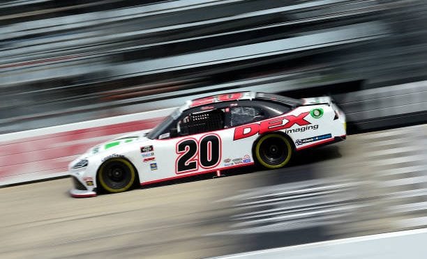 Featured Image for Harrison Burton drives No. 20 Toyota Supra to fifth-place finish at Dover International Speedway