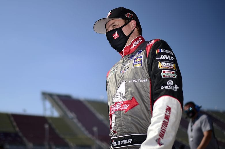 BROOKLYN, MICHIGAN - AUGUST 08: Cole Custer, driver of the #41 HaasTooling.com/Jacob Co. Ford, walks the grid prior to the NASCAR Cup Series FireKeepers Casino 400 at Michigan International Speedway on August 08, 2020 in Brooklyn, Michigan. (Photo by Jared C. Tilton/Getty Images) | Getty Images