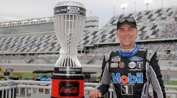 Featured Image for Kevin Harvick presented Regular Season Championship trophy at Daytona