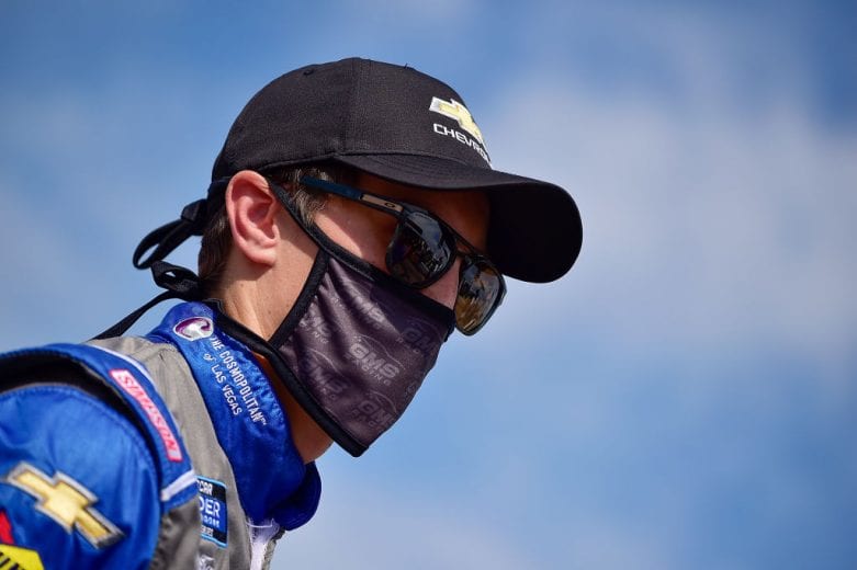 MADISON, IL - AUGUST 30: Zane Smith, driver of the #21 Chevrolet, looks on from pit road prior to the CarShield 200 presented by CK Power for the Gander Outdoors Truck Series at World Wide Technology Raceway on August 30, 2020 in Madison, Illinois. (Photo by Jeff Curry/Getty Images) | Getty Images