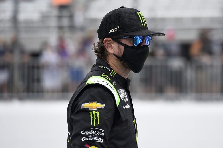 LOUDON, NEW HAMPSHIRE - AUGUST 02: Kurt Busch, driver of the #1 Monster Energy Chevrolet, waits on the grid prior to the NASCAR Cup Series Foxwoods Resort Casino 301 at New Hampshire Motor Speedway on August 02, 2020 in Loudon, New Hampshire. (Photo by Jared C. Tilton/Getty Images) | Getty Images